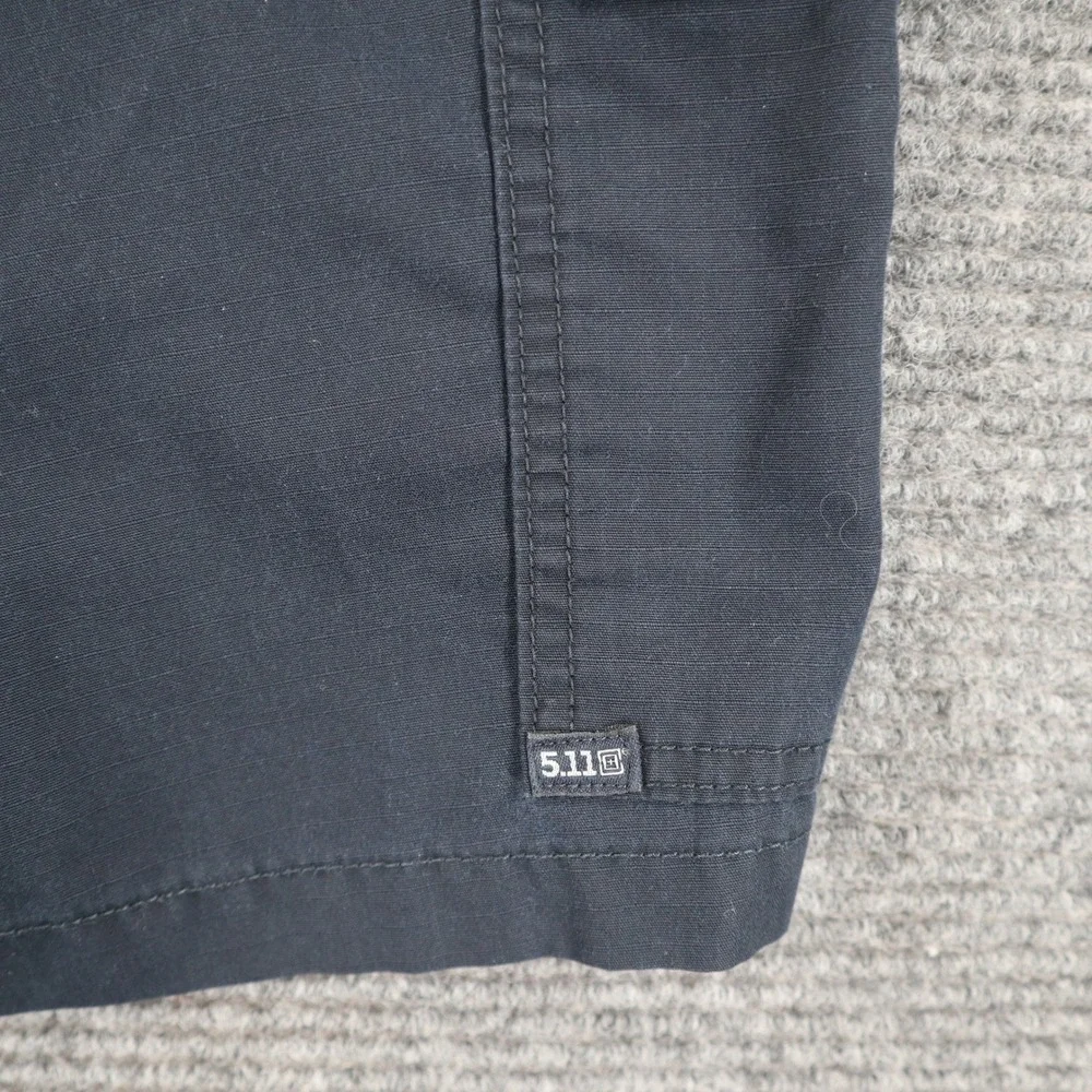 5.11 Tactical Cargo Shorts Mens 34 Navy Ripstop Multi-Pocket Outdoor Workwear